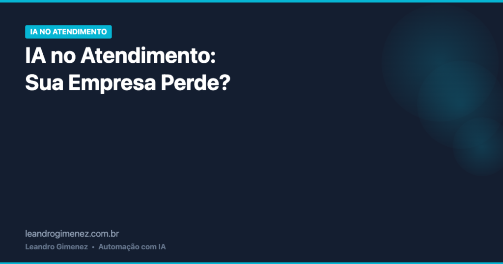 IA no atendimento