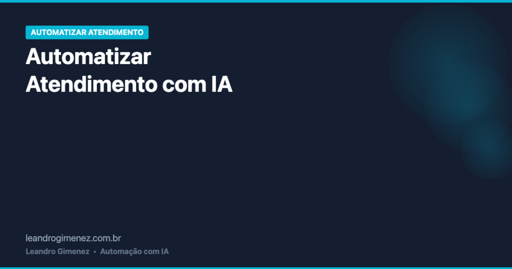 automatizar atendimento