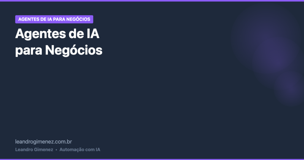 agentes de IA para negócios