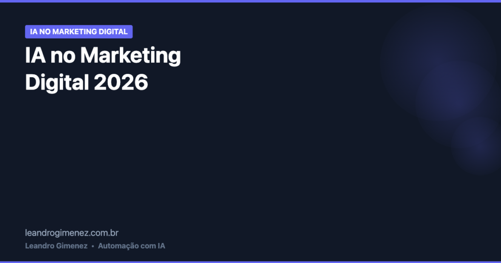 IA no marketing digital