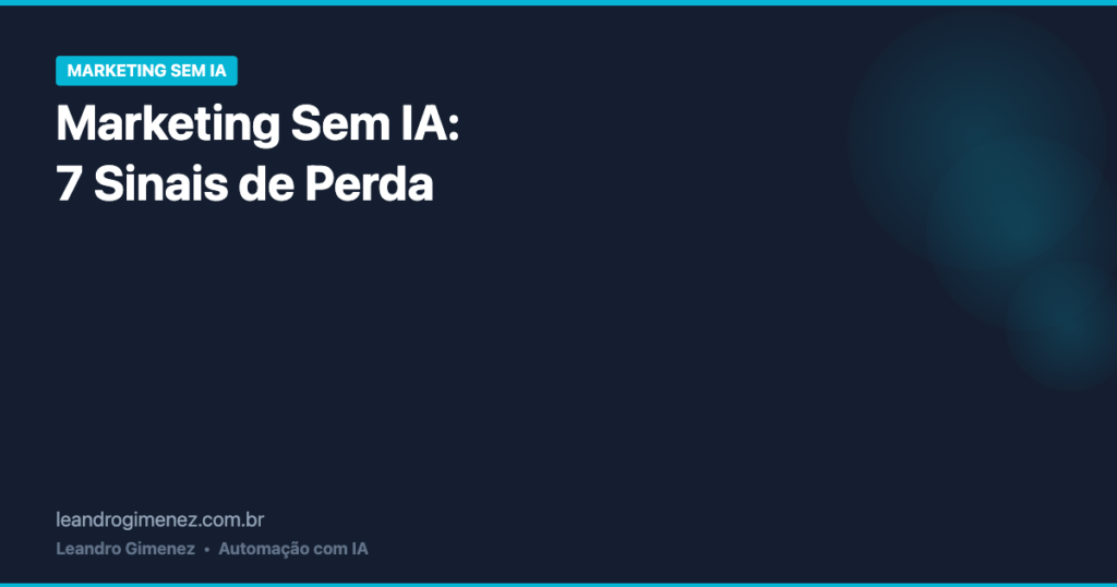 marketing sem IA
